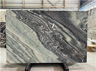 Landscape Purple Marble Slabs For Living Room Wall Panel