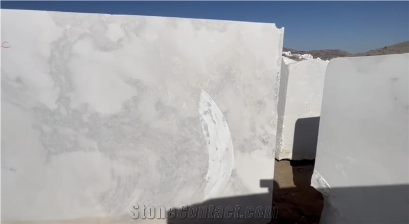 Namibia White Oyster Marble Blocks