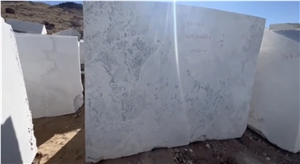 Namibia White Oyster Marble Blocks