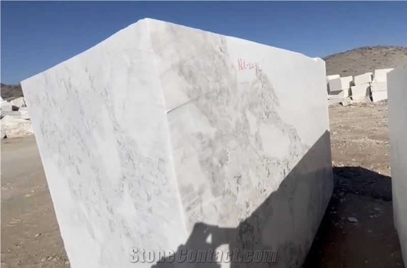 White Oyster Marble Blocks