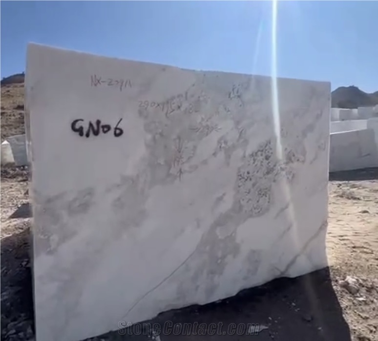 White Oyster Marble Blocks