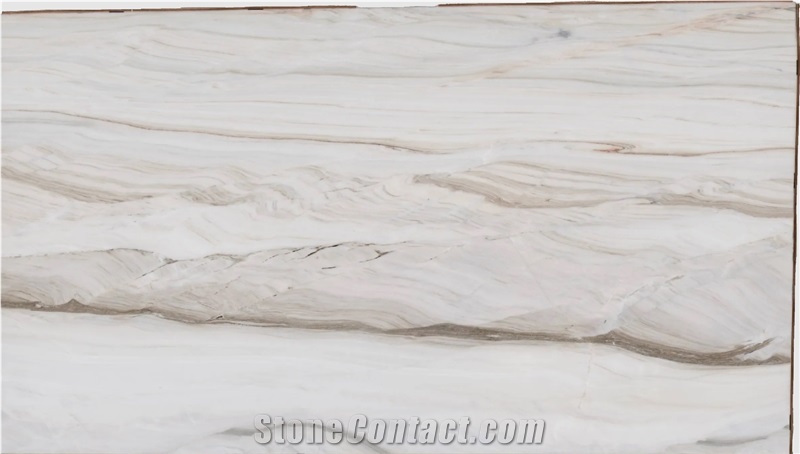 Bianco Lasa Vena Oro Marble Slab
