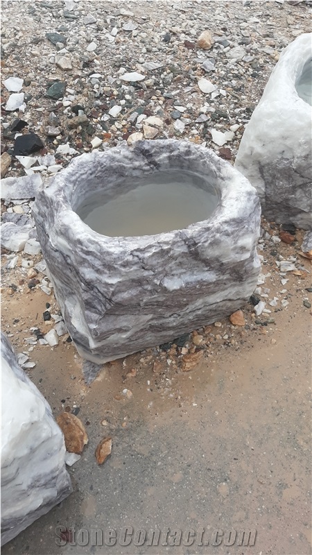 Onyx Flower Pots, Planters
