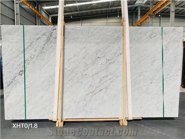 Bianco Carrara White CD Marble Slabs A Grade