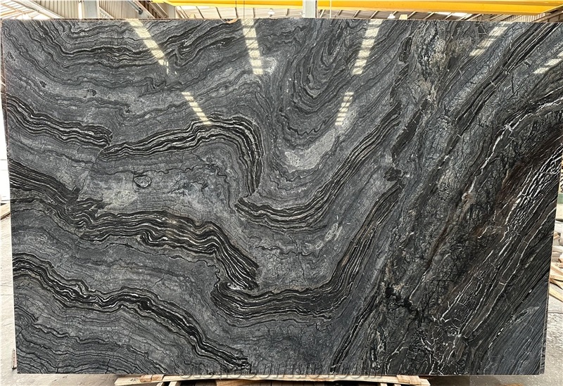 Black Forest Marble Slabs Chinese Black Color Marble