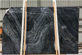 Black Forest Marble Slabs Chinese Black Color Marble