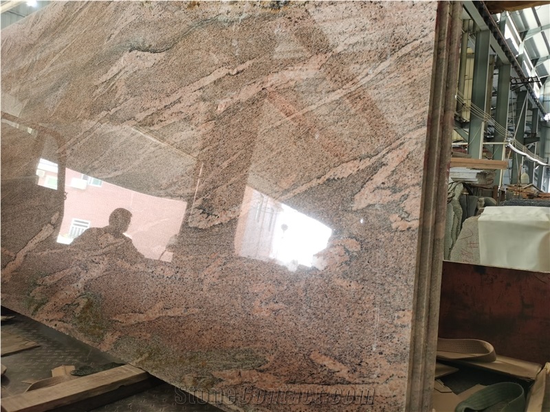 China Multicolor Red Granite Slabs Polished Granite Slabs