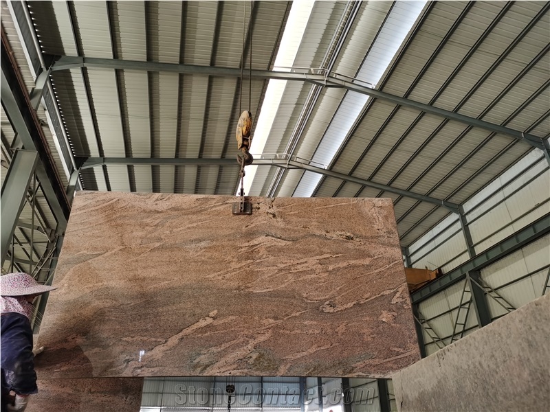 China Multicolor Red Granite Slabs Polished Granite Slabs