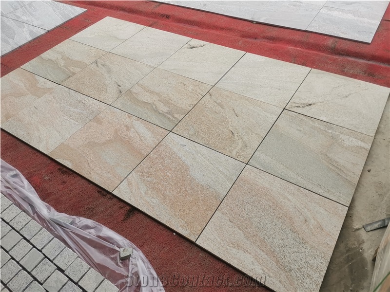 Chinese Yellow Granite Fantasy Gold Tiles