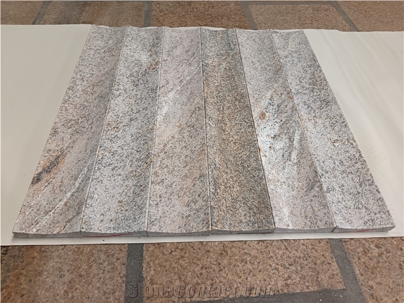 Fantasy Gold Granite Stone Drain Stone Landscaping Walkway Pavements