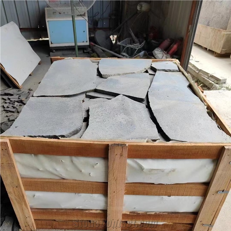 Fujian Basalt Crazy Paving 20Mm Landscaping Crazy Pavers