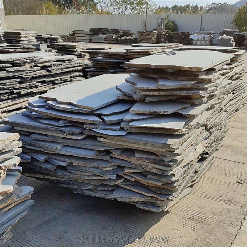 Fujian Basalt Crazy Paving 20Mm Landscaping Crazy Pavers