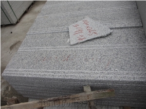 G603 Panda White Non-Slip Bullnose Stone Steps Treads