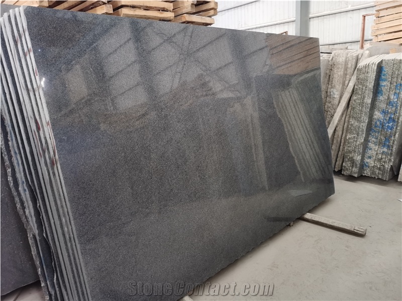 G654 Gangsaw Slabs Dark Grey Sesame Black Polished Slabs