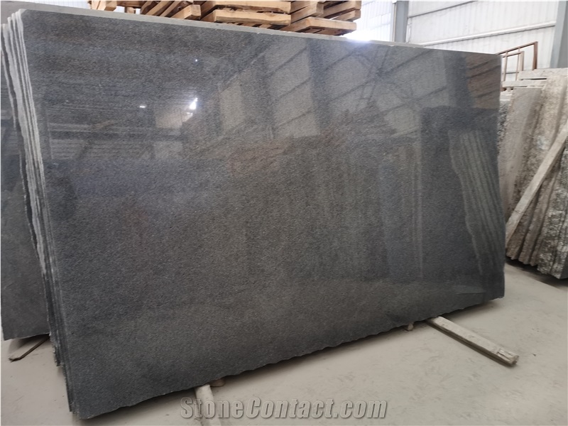 G654 Gangsaw Slabs Dark Grey Sesame Black Polished Slabs