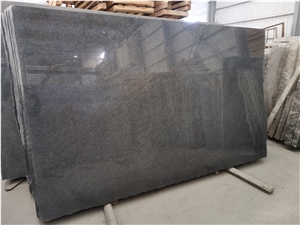 G654 Gangsaw Slabs Dark Grey Sesame Black Polished Slabs