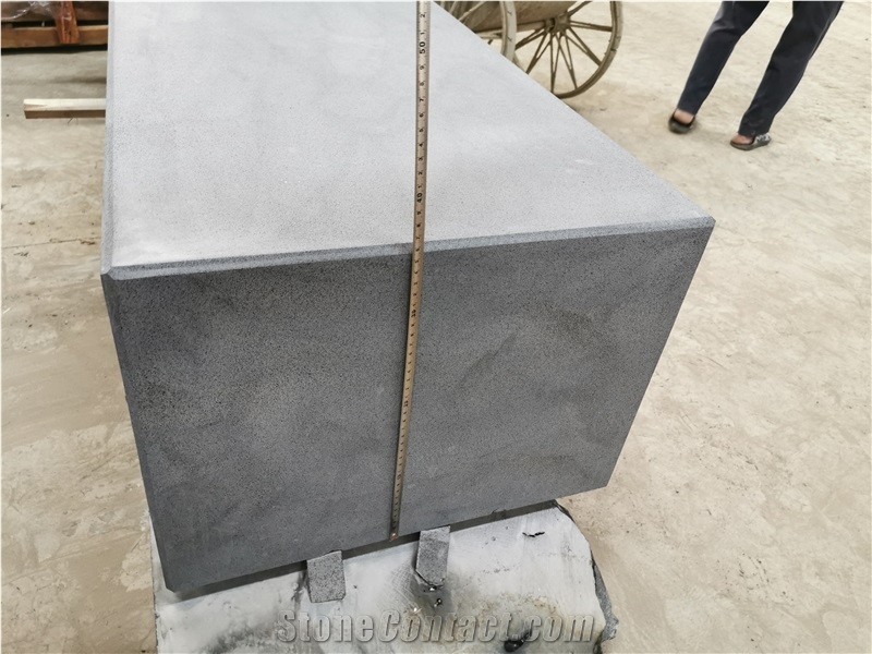 Hainan Black Basalt Bench Outdoor Garden Park Bench