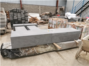 Hainan Black Basalt Bench Outdoor Garden Park Bench