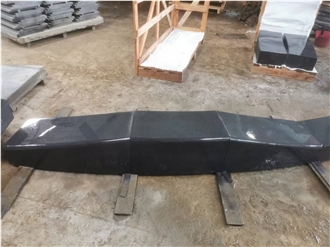 Hainan Black Basalt Curved Kerbstone Wingpair Kerbs