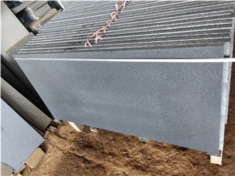 Hainan Black Basalt Tiles Honed Finished Tiles