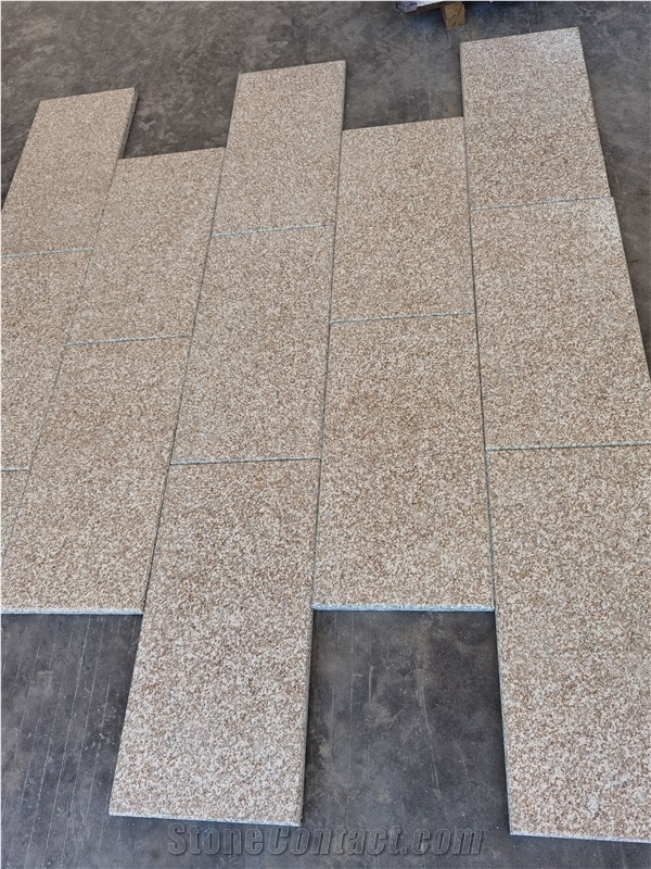 New Quarry G682 Rusty Yellow Slabs Color Uniform