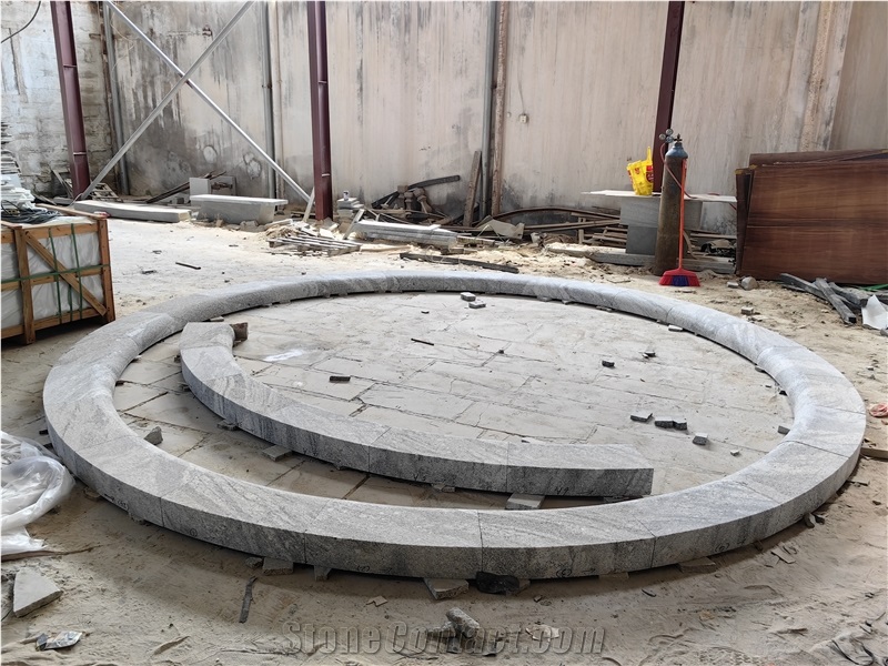 Ocean Fantasy Grey Granite Pool Coping With Bullnose