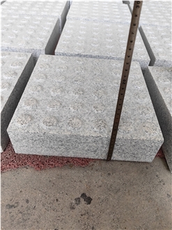 Panda White Granite Tactiles Blind Paver Sideway Pavement