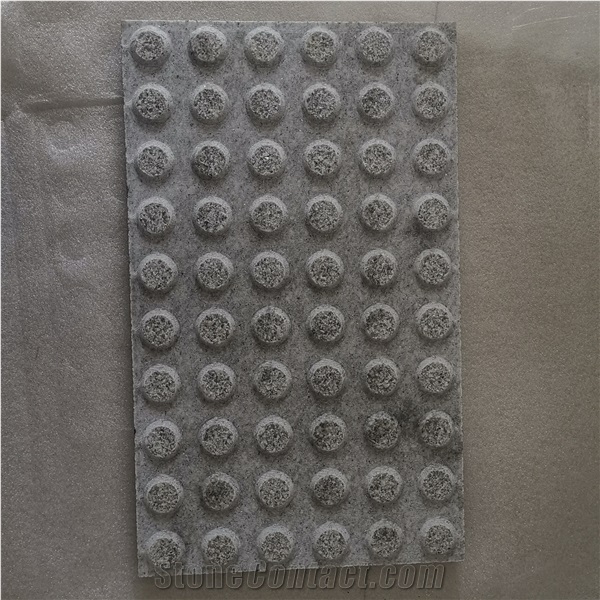 Pearl White Stone Walkway Tactile Blind Pavers