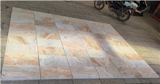 Sahara Granite Fantasy Gold Tiles Flamed