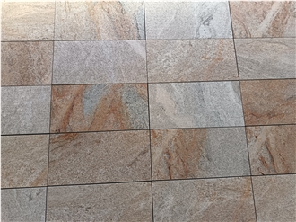 Sahara Granite Fantasy Gold Tiles Flamed