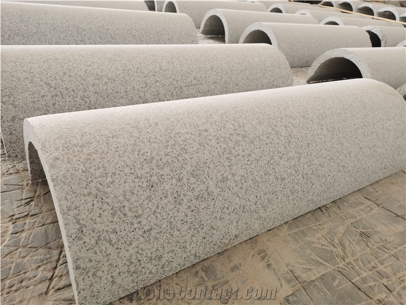 White Granite G655 Hollow Column Panels