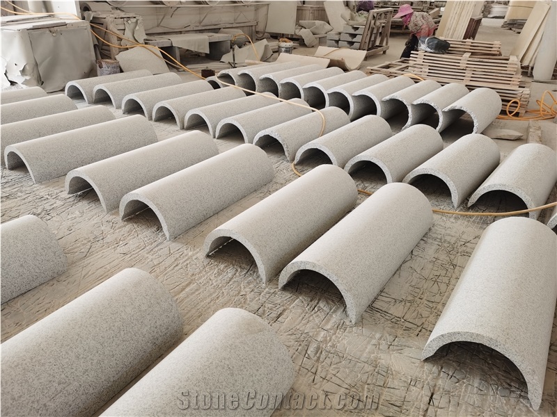 White Granite G655 Hollow Column Panels
