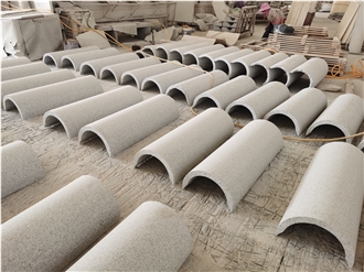 White Granite G655 Hollow Column Panels