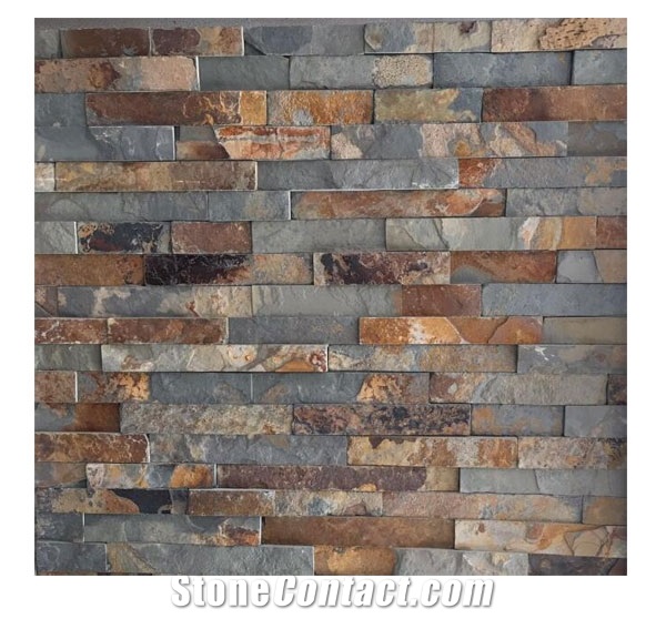 China Rusty Slate Culture Stone Ledgestone Cladding