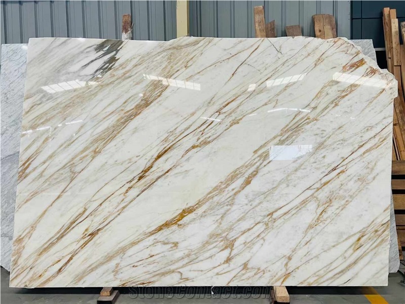 Good Quality Calacatta Gold Marble Slabs