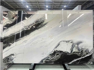 Good Quality Panda White Marble Slabs