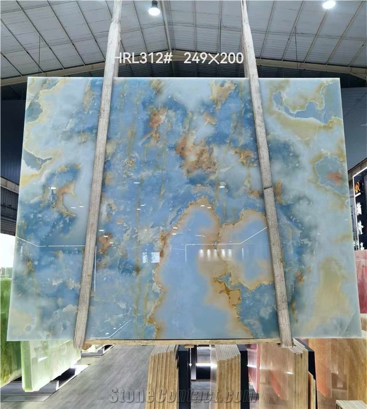 Great Blue Onyx  Slabs