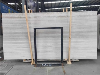 Wonderful White Wooden Marble Slabs