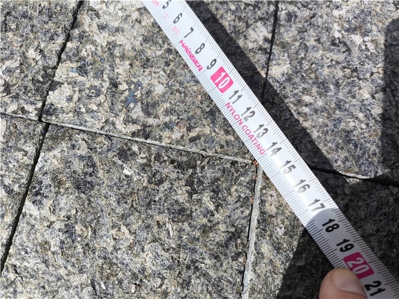 Labradorite Black Granite Paving Stones 10X10x5 Cm