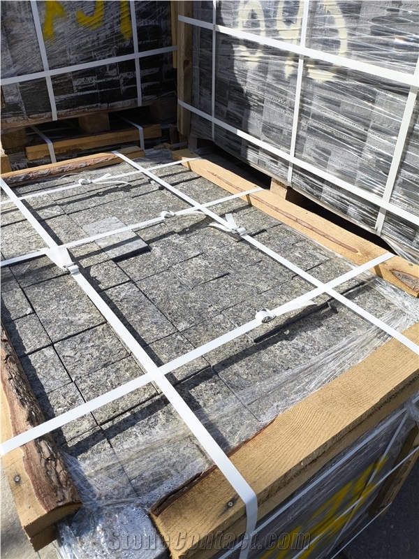 Labradorite Black Granite Paving Stones 10X10x5 Cm