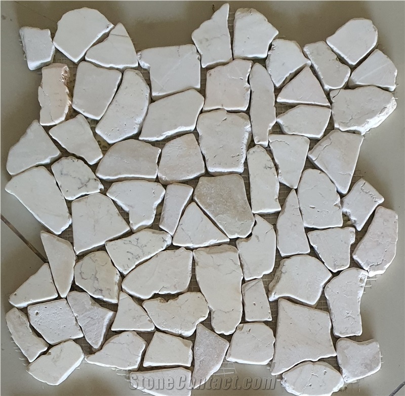 Chipped Marble Mosaic Tiles