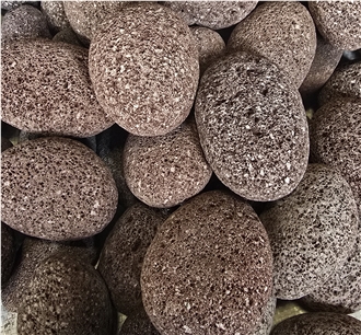 Natural Beach Pebbles Collected From Ocean Of Borneo Island