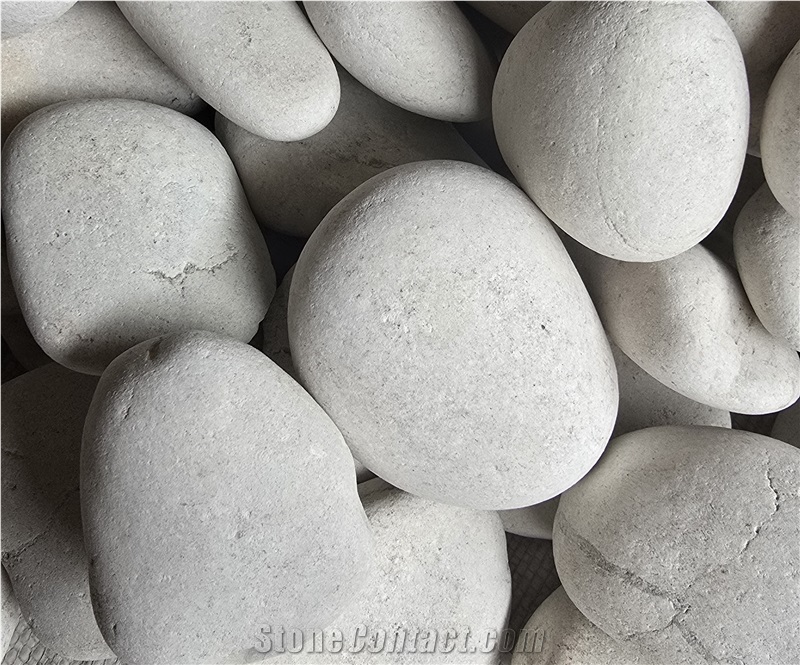 Natural Beach Pebbles Collected From Ocean Of Borneo Island