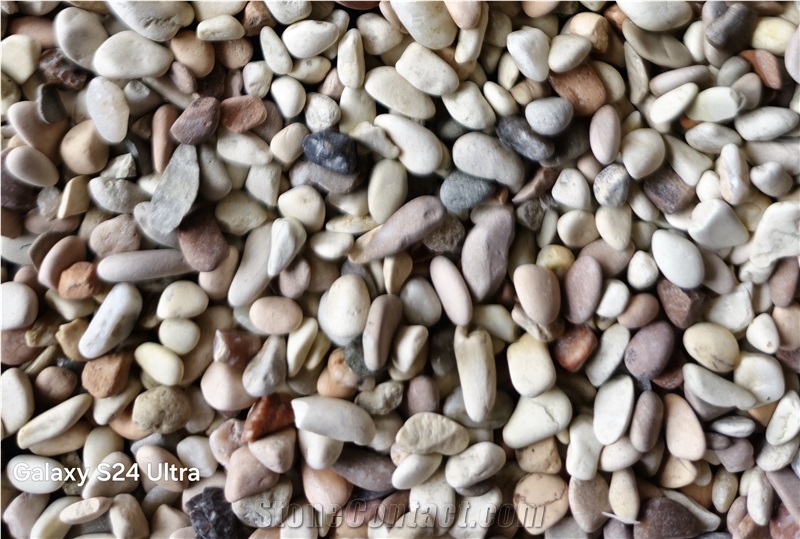 Natural Beach Pebbles Collected From Ocean Of Borneo Island