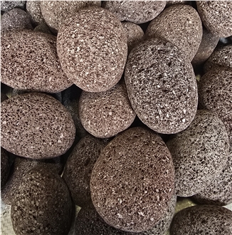 Red Lava Rock  Pebble Stone