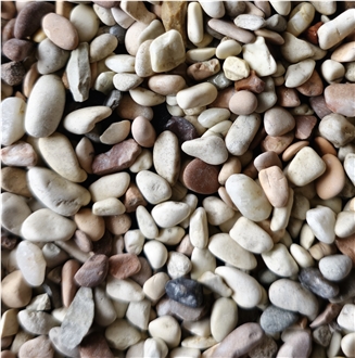 White Gravel Beach Pebble For Flooring