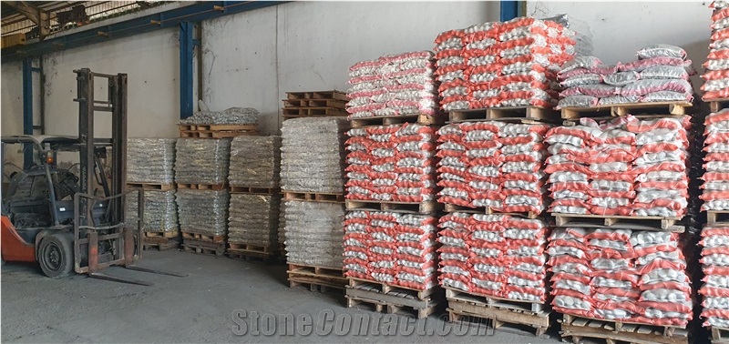 White Gravel Beach Pebble For Flooring