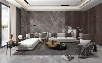Allure Royale Gray Quartzite Slab Wall Tiles