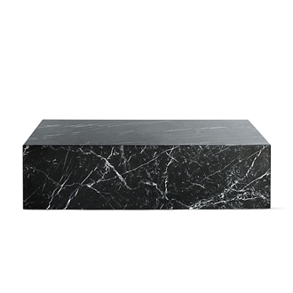Black Marquina Side Table Plinth