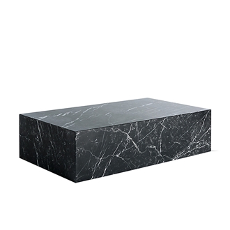 Black Marquina Side Table Plinth